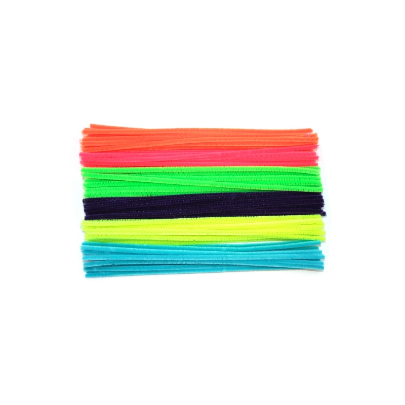 Fluorescent Pipe Cleaners 6mm