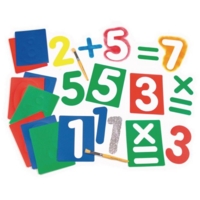 Number And Symbols Washable Stencils