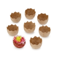 Papier Mache Eggshells Pack 8