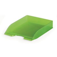Trans Letter Tray Green