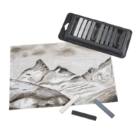 Soft Grey Pastels Set Of 12