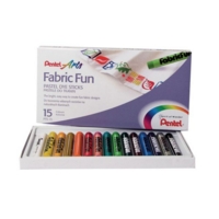 Pentel Fabric Crayons PK15