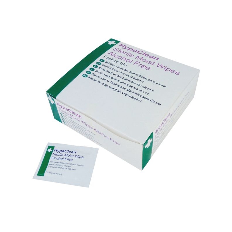 Hypaclean Sterile Wipes Box Of 100