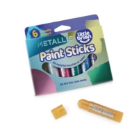 Little Brian Paint Stick Metallic Pack 6
