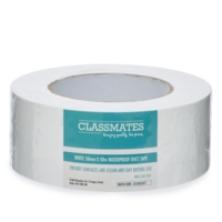 W/Proof Duct Tape 50mmX50m Wht