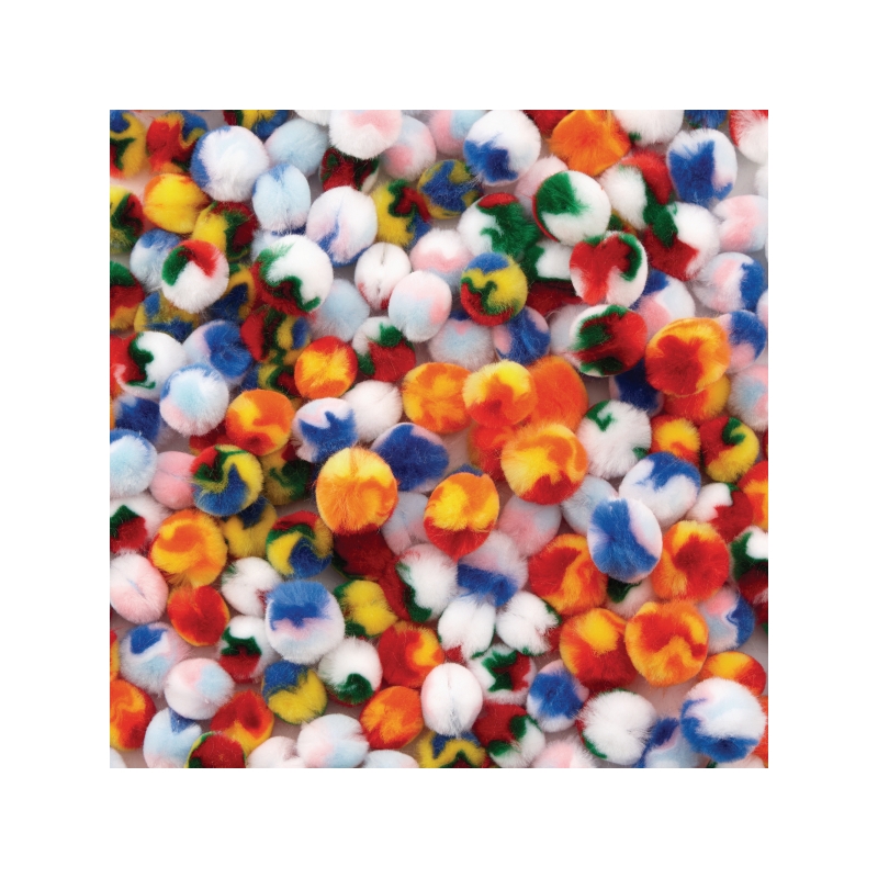 Rainbow Pompoms