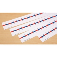Blank Table Top Number line 0 -20 Pk10