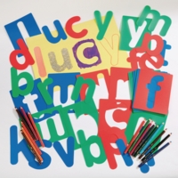 Lowercase Stencils