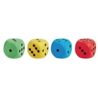 Foam Dice Green