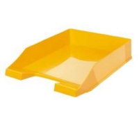 Han Standard C4 Size Stackable Letter Tray - Yellow