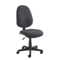 BILBAO FABRIC OPERATORS CHAIR NO ARMS. CHARCOAL