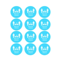 Avery Social Distancing Name Badges PK48