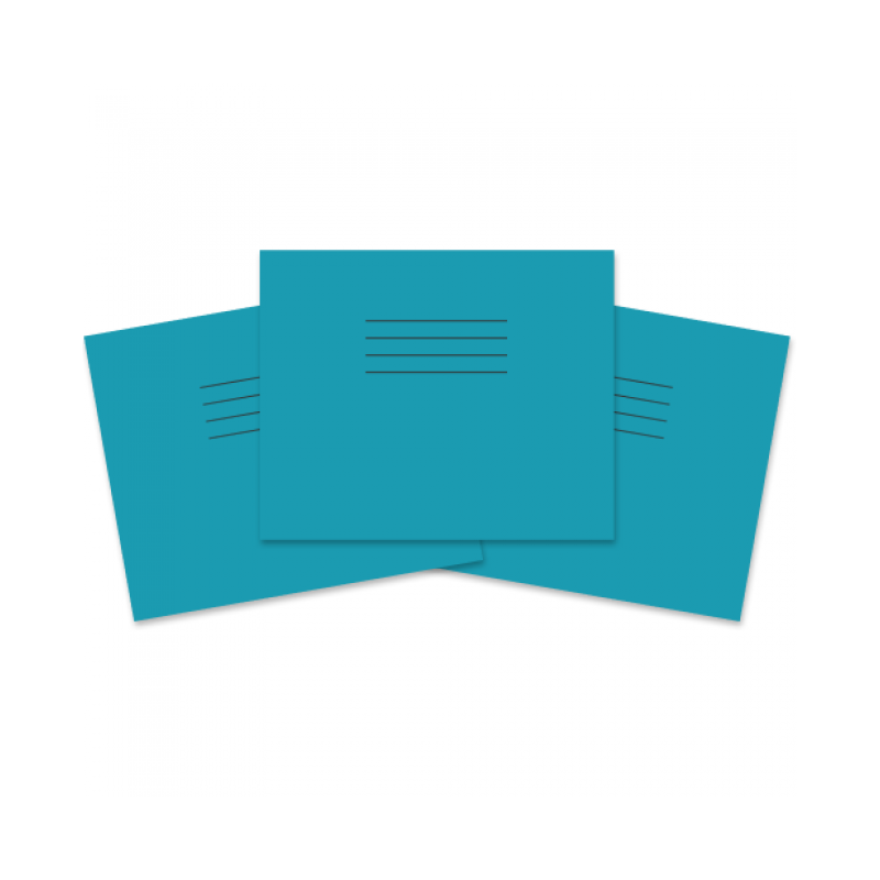 Infant Book 8mm Ruled 24 Page 133x165mm Blue Pk100