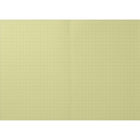 Tinted A4 Exercise Books Yellow 10mm Squared