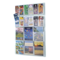 A5 Wall Mounted Literature Holder - 12 x A5 Pockets