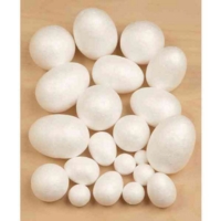 Assorted Polystyrene Balls And Eggs P600