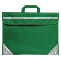 Duo Unprinted Book Bag Emerald