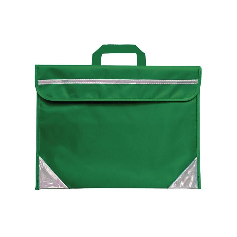 Duo Unprinted Book Bag Emerald