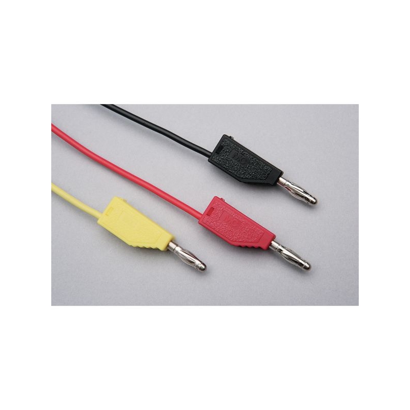 4mm Stackable Plug Lead 100mm - Yellow