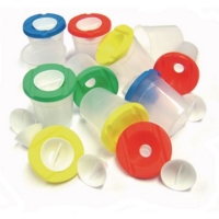 Non Spill Water Pots With Lids PK30