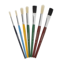 Hog Hair Brushes Pk 100