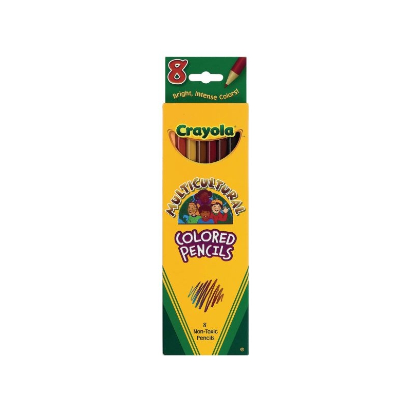 Crayola Multicultural Pencils Pk 8