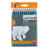 Jumbo Lakeland Graphite Pencils 12