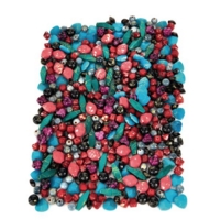 Glass Effect Exotic Beads 500g