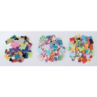 Mixed Mosaic Squares Glitter X 3000