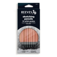 Reeves Sketching Pencils Pk 12