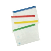 A4 Bulky Zip Wallets Green P25