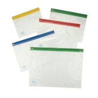 A4 Zip Wallets Blue P25