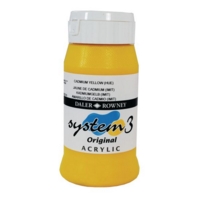 System 3 Cad Yel Acrylic 500ml