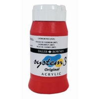 System 3 Cad Red Acrylic 500ml