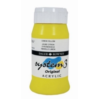 System 3 Lem Yel Acrylic 500ml