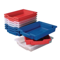 GRATNELLS SHALLOW TRAY 312Wx427Dx75H BLUE
