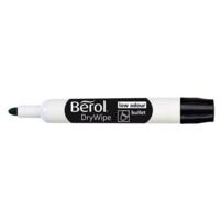 Berol Dwipe Marker Bltblk X48