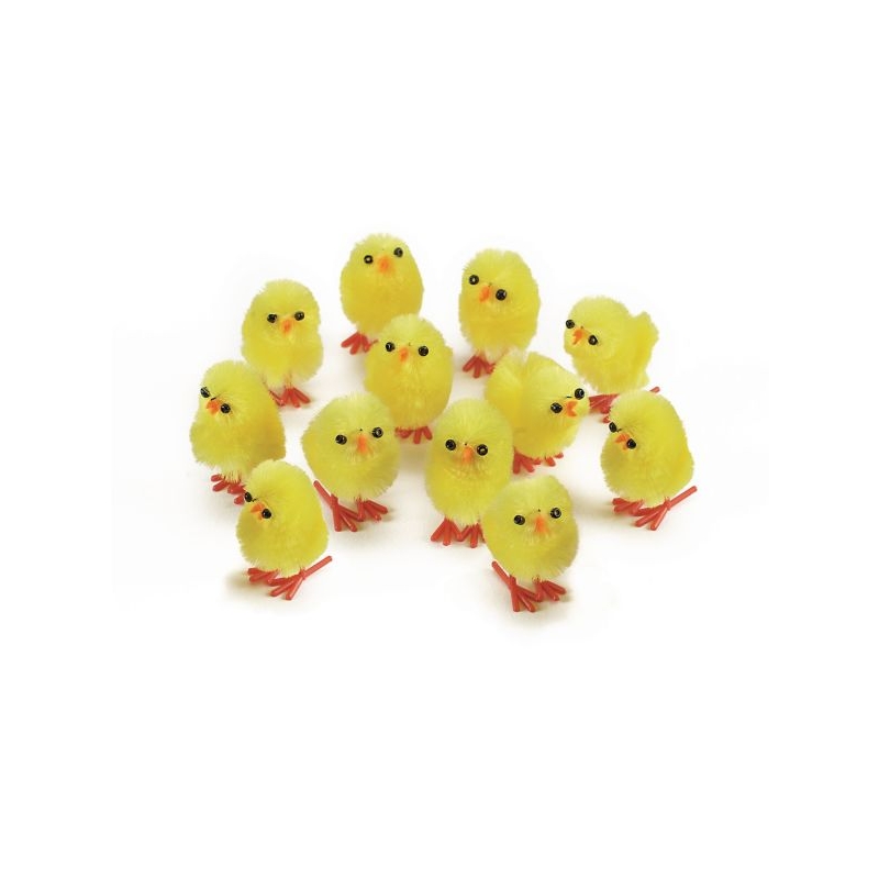 Mini Fluffy Chicks Pack of 12