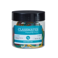 C M Colour Rubber Bands Tub75g