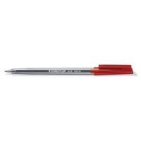 Staedtler Stick Ball Pen Med Red 430-M2