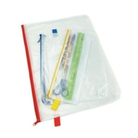 Heavy Duty Zip Wallets - A4 Assorted PK5