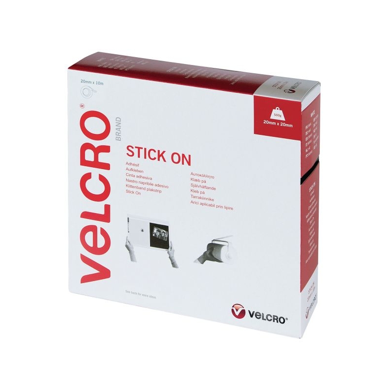 Velcro Stick On Tape 10mX20mm