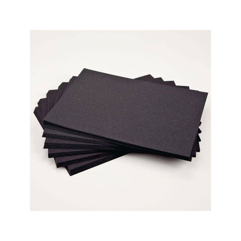 CM Recycled Black Card Pk A4