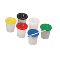 Pots Nonspill Clear Pk 12