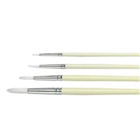 Wht Syn Sable Brushes Sz6 P30