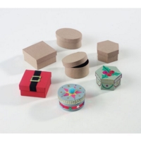 Papier Mache Boxes Pack 12