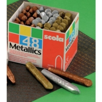 Metallic Crayons Pack Of 48