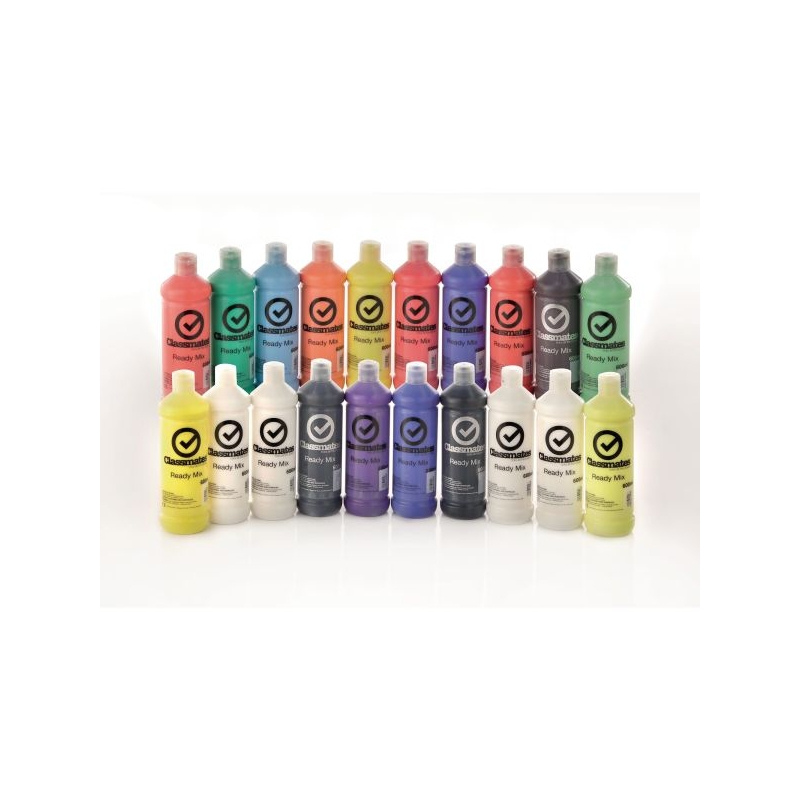Ready Mix Paint 600ml Orange (pk6)