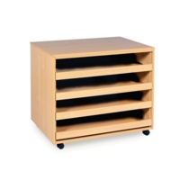 Sliding Drawer Paper Storage Unit