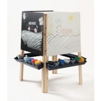 4 Sided Chalkboard Easel Offer